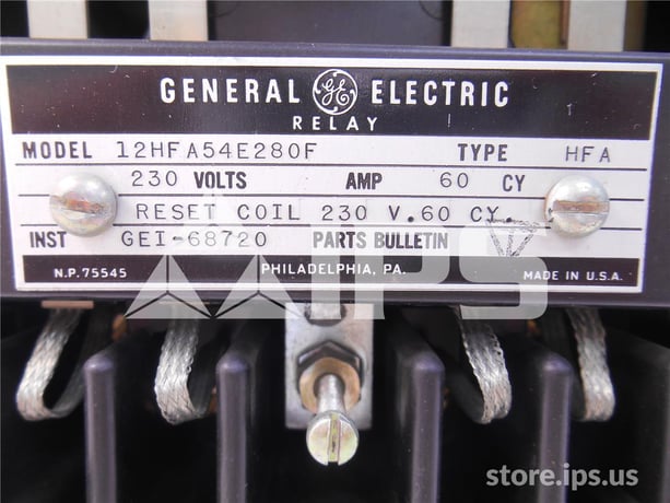 GE Hfa Multi Contact Auxiliary Relay 230vac, 230 Volts AC Reset Coil - Image 2