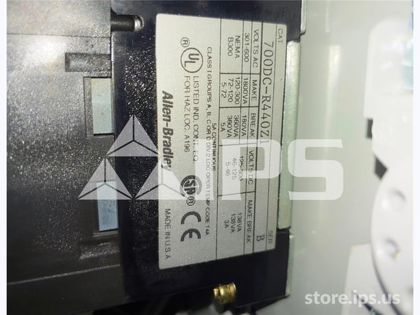 Allen Bradley 125 Volts DC Bulletin 700 Type R Sealed Control Relay Unused Surplus Series B, Electrically Held - Image 2