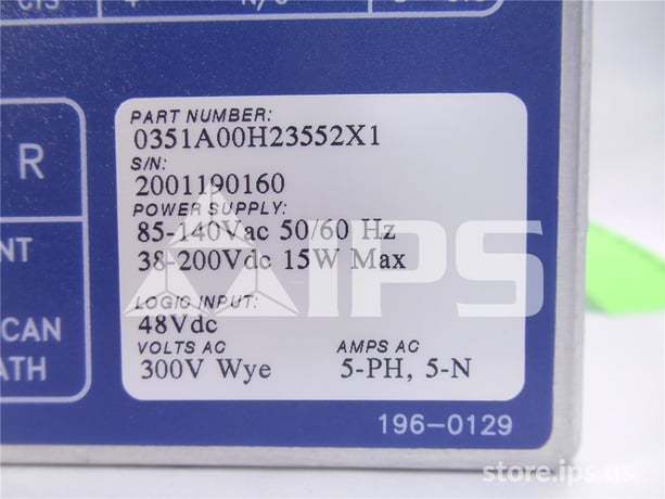 Schweitzer Sel-351a Distribution Protection Relay 125-240vac/dc - Image 3