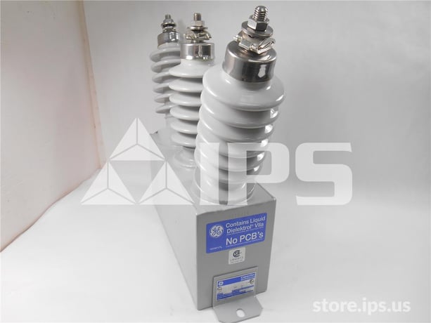 GE Three Phase Capacitor Bank Unused Surplus Non-pcb, Internal Discharge Resistor - Image 1