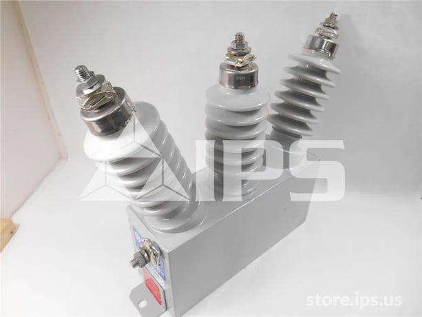 GE Three Phase Capacitor Bank Unused Surplus Non-pcb, Internal Discharge Resistor - Image 4