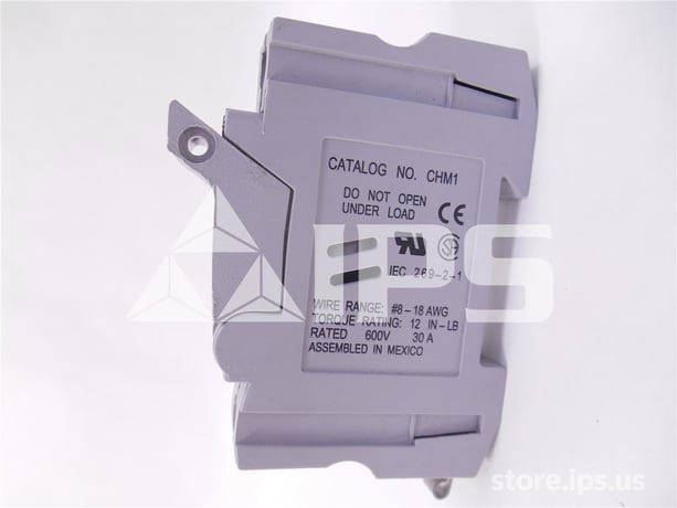 Bussman Chm 30 Amps Midget Fuse Holder 1 Pole, 600v, Din Rail Mount - Image 3