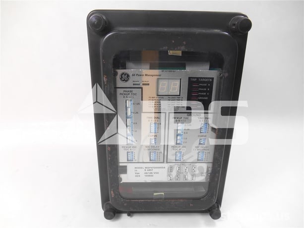 GE Mdp Time Over Current Relay 48-125vac/dc, .5 - 4.375 Amps Phase, 0.5 - 4.735 Amps Ground - Image 1