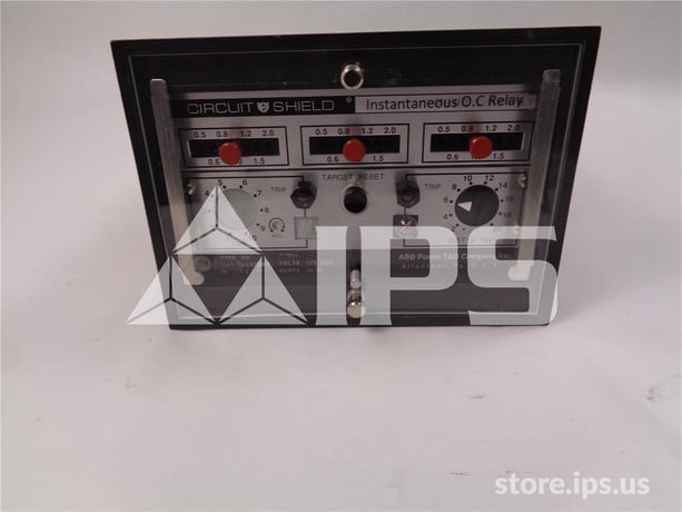 ABB 50 Ciruit Shield Instantaneous Over Current Relay 175vdc, 2a, 0-20 Amps - Image 1