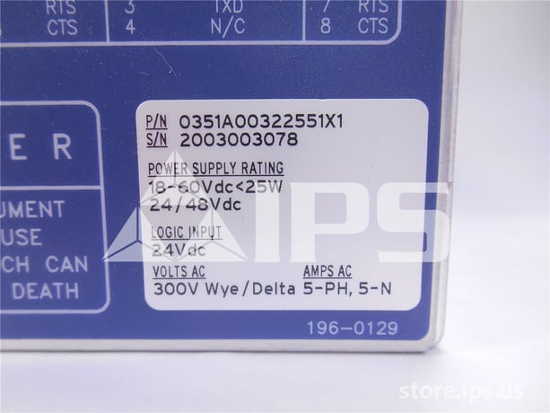 Schweitzer Sel-351a Distribution Protection Relay 24-48 Volts DC - Image 3
