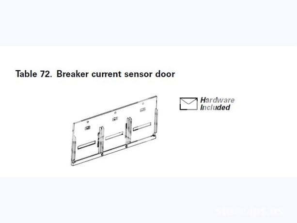 Ch Breaker Current Sensor Door Unused Surplus For Mdn Up To 1600a, 3 Pole - Image 2