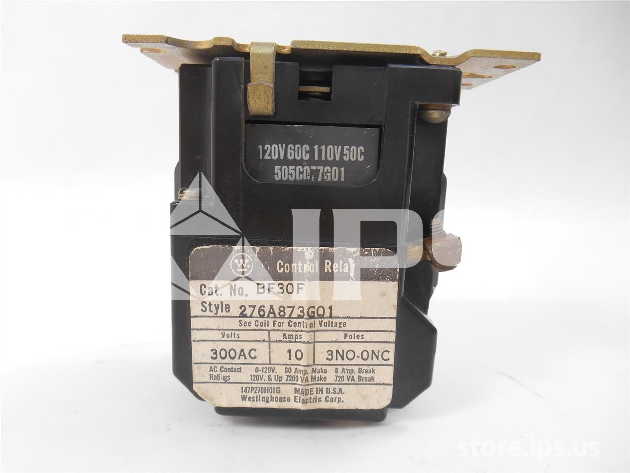 WH 120 Volts AC Bf30f Control Relay 3no/0nc Contacts - Image 2