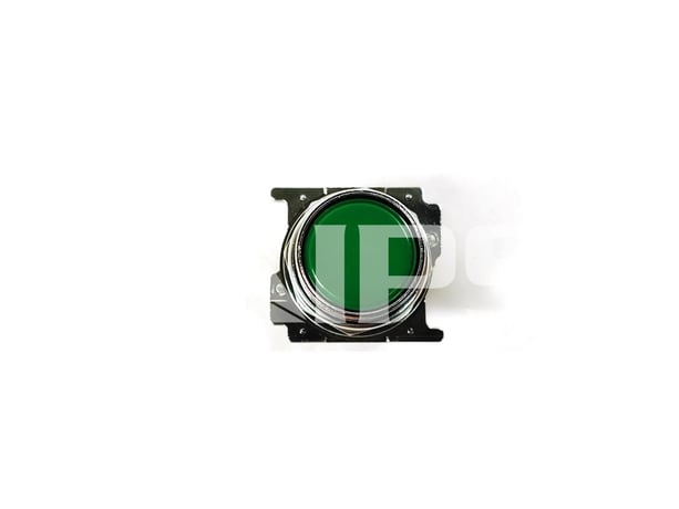 Ch 30.5mm Momentary Push Button Assembly Green Flush, 1 No - Image 3