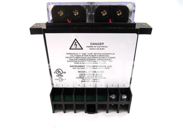 Iti 240 Volts AC Capacitor Trip Device With Push Button Test New 340 Volts DC Output - Image 1