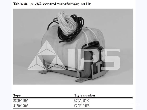 Ch 35:1 Control Power Transformer 2kv Amps For Ampgard, 4160:120 - Image 2