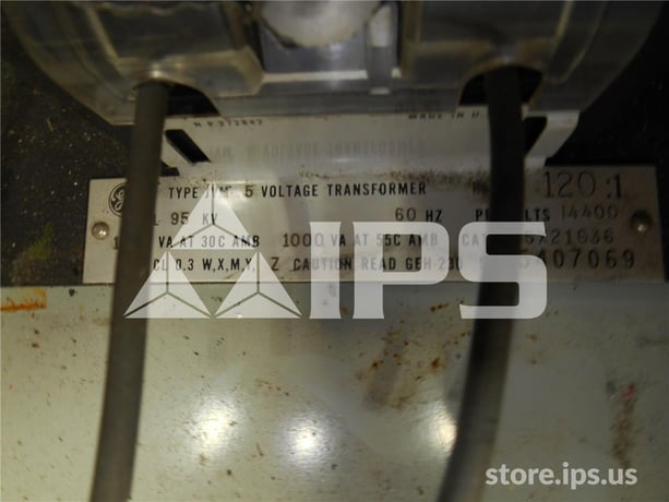 GE 120:1 Jvm-5 Potential Transformer 15kv, 95 KV Bil, 14400:120, Double Fuse - Image 2