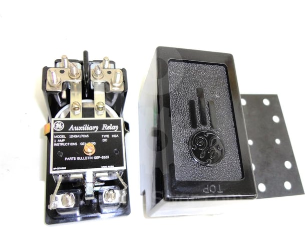 GE 125 Volts DC Hga DC Auxiliary Relay 1 Amps DC Time Delay - Image 1