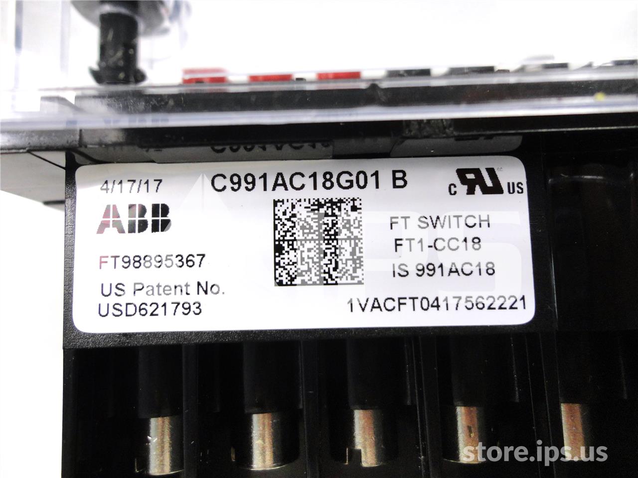 ABB 9 Point Ft-1 Flexitest Switch New 3 Potential, 6 Current, Clear Cover - Image 3