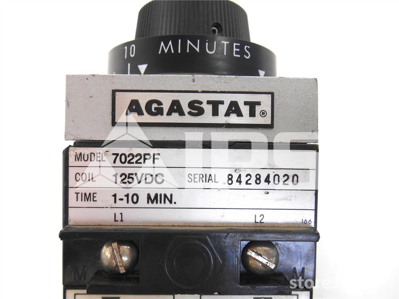 Agastat Timing Relay 125vdc, 1-10 Minutes, Off Delay - Image 2