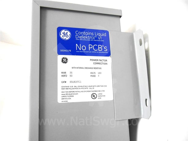 GE Three Phase Capacitor Bank New 480v, 35kvar - Image 6