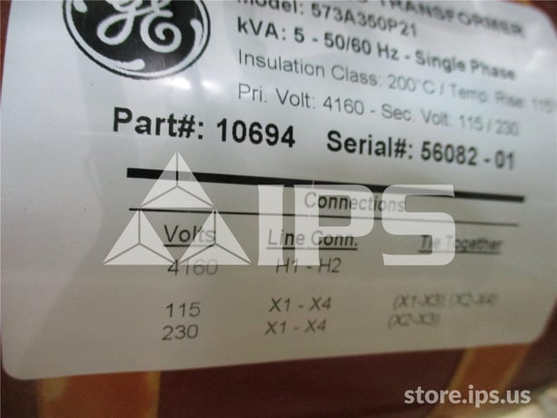 GE Control Power Transformer New 5kva, 4160 230/115 - Image 2