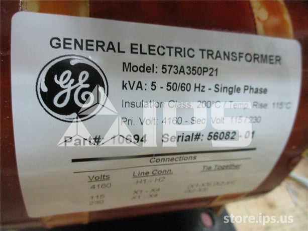 GE Control Power Transformer New 5kva, 4160 230/115 - Image 3
