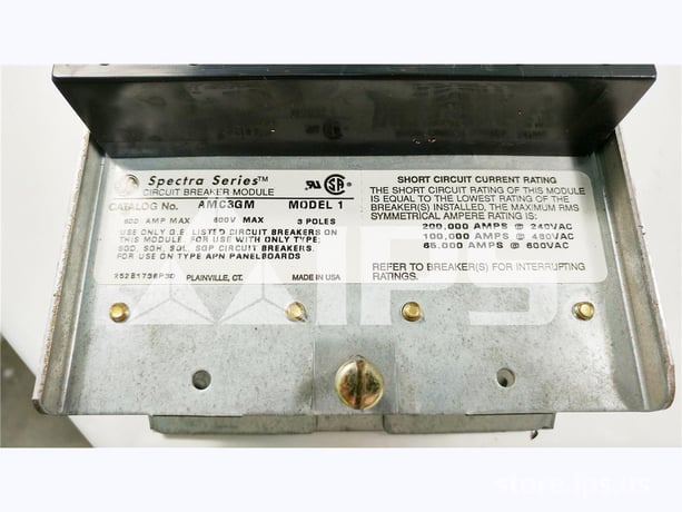 GE Spectra Series Circuit Breaker Module 3 Phase For Type Apn Panel Board, Sgda / Sgha / Sgla / Sgpa Frames - Image 3