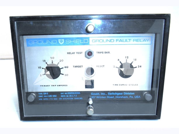 Bbc Gr-5 Ground Shield Ground Fault Relay 120vac, 5-50 Amps Toc - Image 1