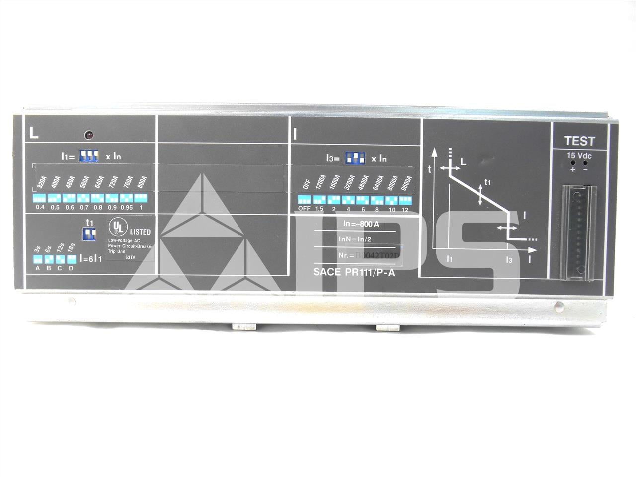 ABB Sace Pr111/p-a Solid State Programmer Li For Sace E3, Horizontal Mount - Image 1