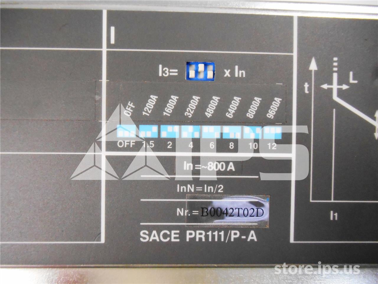 ABB Sace Pr111/p-a Solid State Programmer Li For Sace E3, Horizontal Mount - Image 2
