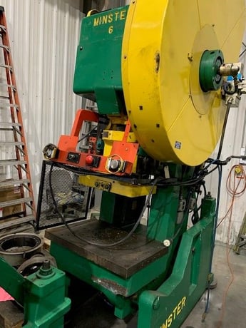 60 Ton, Minster #6, C-frame press, s/n 6-16603, 4" stroke, 100 SPM, remanufactured, #1274 - Image 2