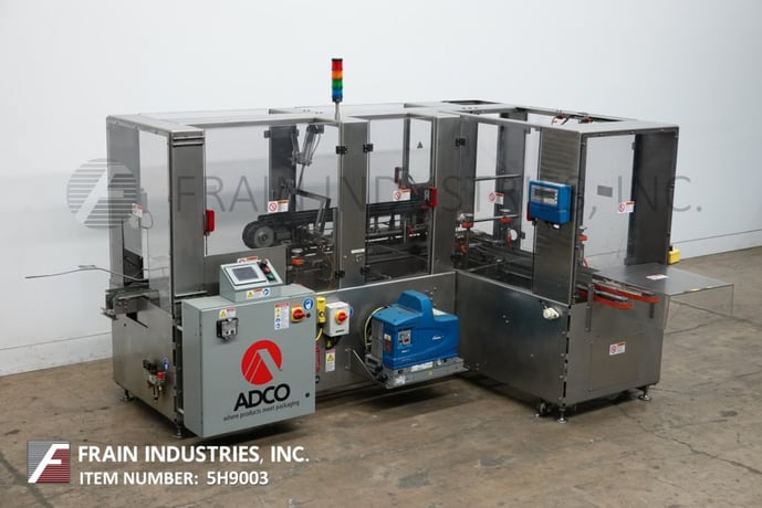 Adco #16BSS Tri-seal, in-line, Stainless Steel, high speed, continous motion, carton closer & sealer, 20-80 - Image 1