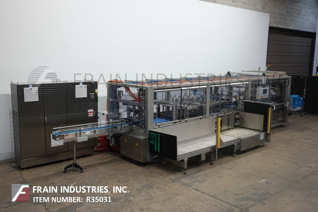 Hartness #CM/HTW50-600, automatic, intermittent motion, wrap-around case packer - Image 1