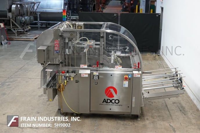 Tray Tuck, Adco #CF1200-30-SS, top load, tuck tray former, 25-120 trays per minute, dual recipicating suction - Image 3