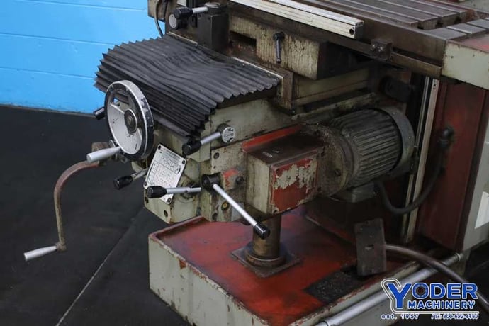 Sharp #UH3, horizontal mill, 12" x63" table, AcuRite 3-Axis digital read out, #50NS taper, 2000, #74163 - Image 3