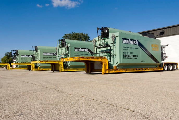 75000 PPH Cleaver-Brooks/Nebraska #NOS-2A-67, WT, 350 psig drip proof, low NOx, gas/oil, trailer mounted, NOx - Image 1