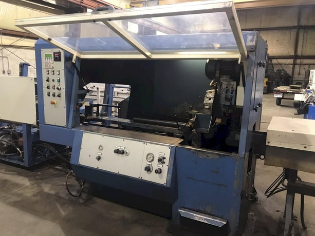 4-3/4" SIMEC #Ciclomec-122, CNC automatic circular cold saw, 26.5" hitch type feeder, 20' loading rack - Image 2