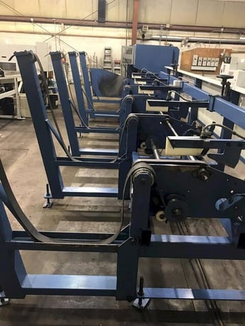 4-3/4" SIMEC #Ciclomec-122, CNC automatic circular cold saw, 26.5" hitch type feeder, 20' loading rack - Image 8