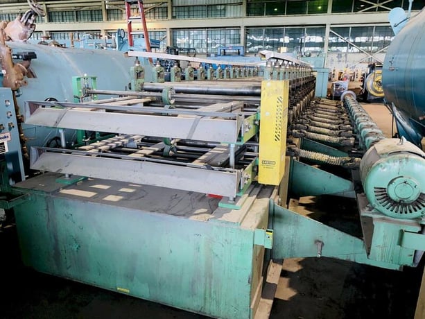 14 Stand, ASC Dual Height Panel Rollformer, 3" spindle, 48" roll space, Stock # 0630921 - Image 1