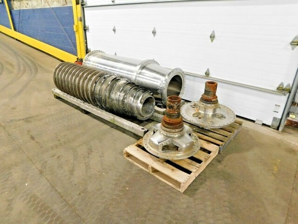 Bird, Centrifuge Parts, bowl, conveyor, gear shaft & misc extra parts - Image 3