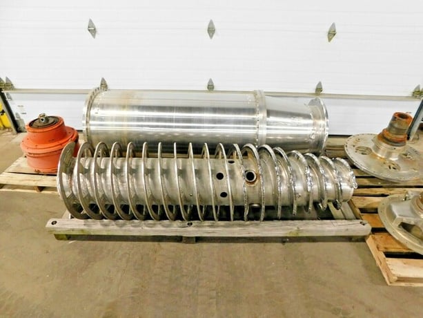 Bird, Centrifuge Parts, bowl, conveyor, gear shaft & misc extra parts - Image 4