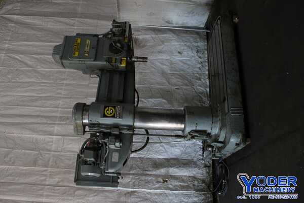 6' -15" Giddings & Lewis radial drill, 83" x39" base, power clamp & head traverse, #74162 - Image 1