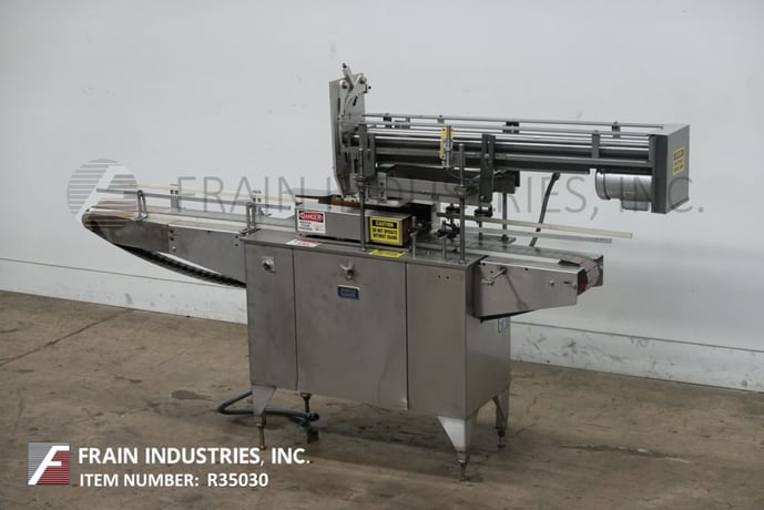 Holmatic / Oystar #PH-41SB, automatic, vertical snap, over lid applicator, 20-150 containers per minute - Image 5