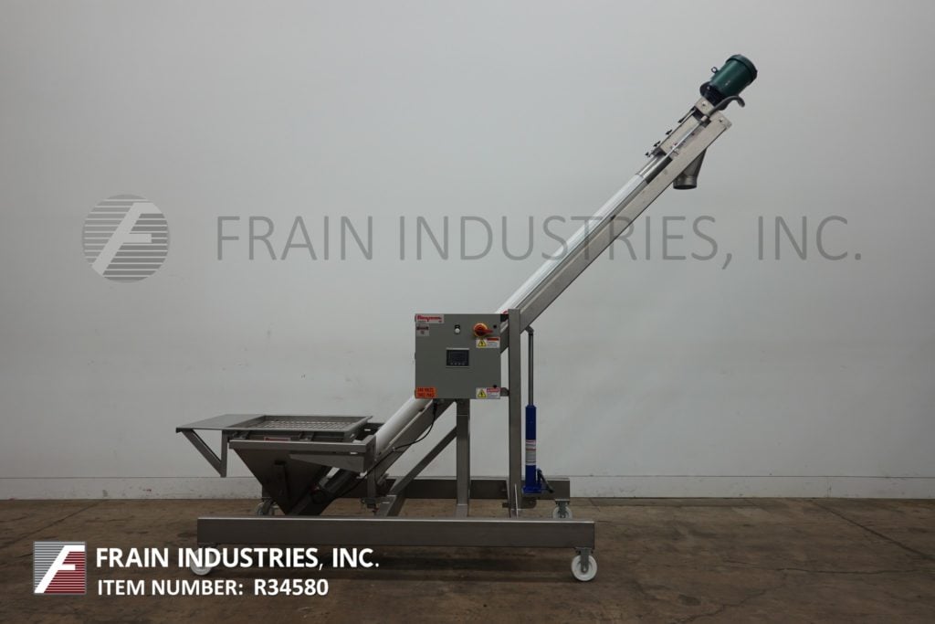 Feeder Auger, Flexicon #1450, capable of transferring up to 140 ft of product per hour, product hopper with - Image 1