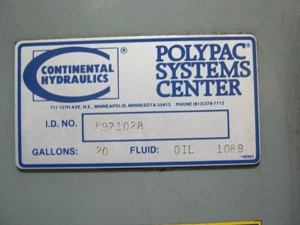 15 Ton, Continental, hydraulic press, 18" x 40" bed, 5" stroke, 15 HP hydraulic system, 220/440 V. - Image 6