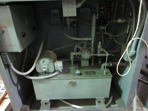 12000 lb. Tinius-Olsen, unvi. tester, tensile & compression, electro mechanical, 4' tension - Image 4