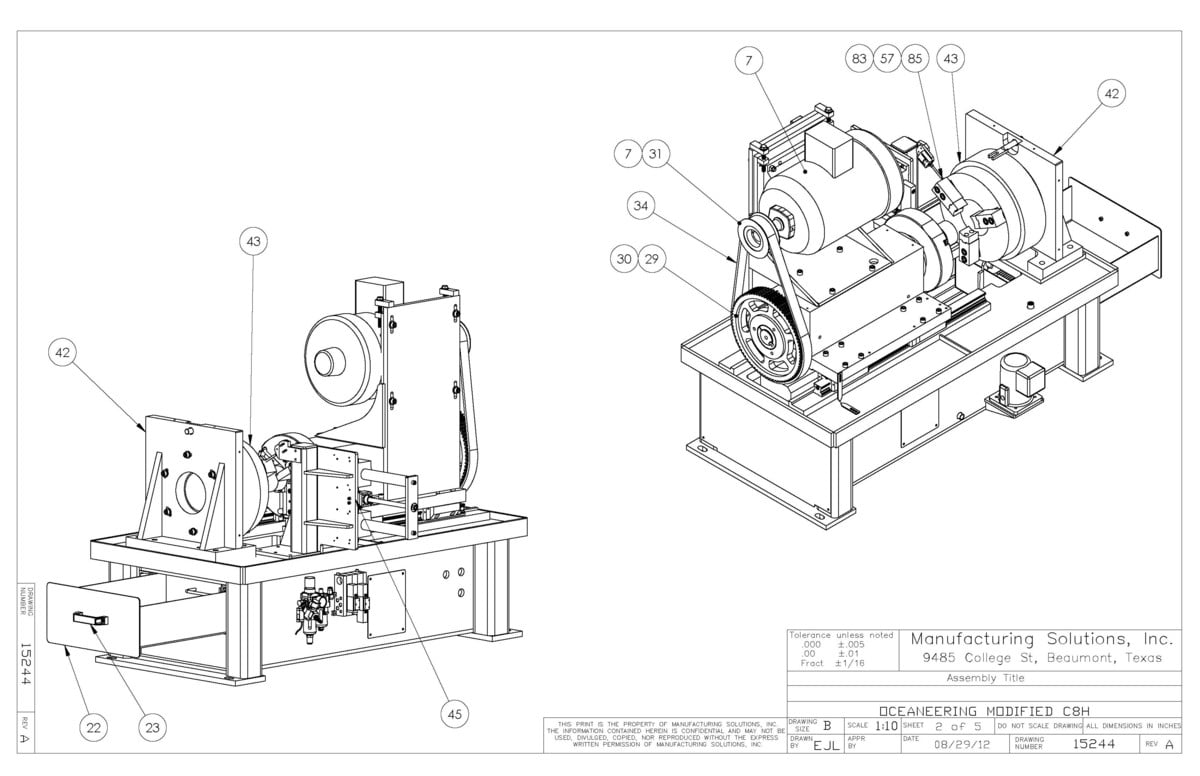 No. C8-HS MSI Chamfermate, 5.0" diameter, heavy duty, hydraulic powered pipe beveler - Image 8