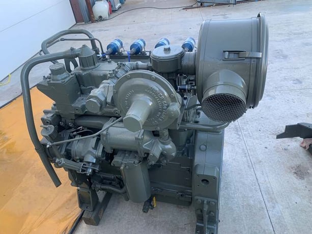 95 HP @ 1800 RPM, Caterpillar #G3304 NA, Natural gas engine, 2008 - Image 2