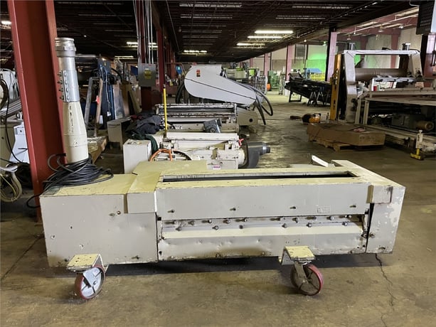 55" Wortex #UP755, under the press granulator, 20 HP, power hopper tilt, #18518J - Image 8