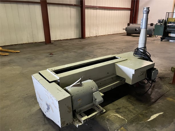 55" Wortex #UP755, under the press granulator, 20 HP, power hopper tilt, #18518J - Image 9