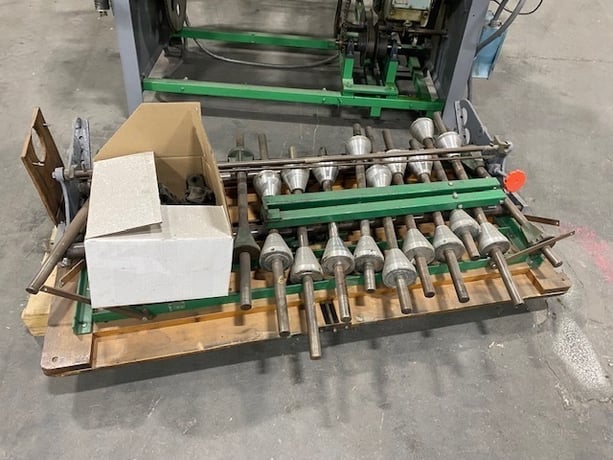 55" Beck, rotary knife sheeter, with output belt conveyor, electric counter - Image 3