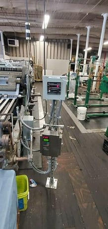 55" Beck, rotary knife sheeter, with output belt conveyor, electric counter - Image 10