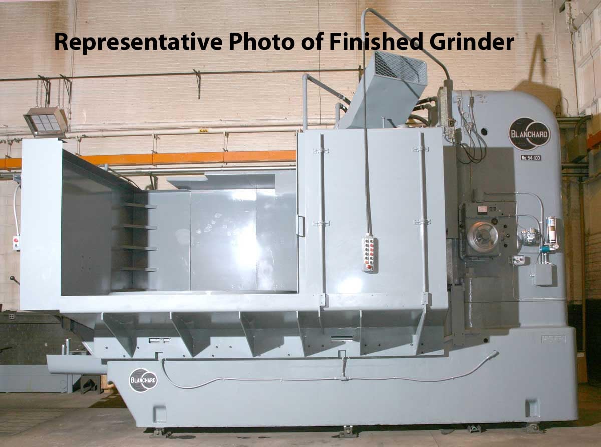 Blanchard #54-100, vertical spindle rotary grinder, 100" mag chuck, remanufactured, warranty - Image 1