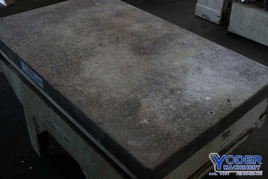 30" x 48" Granite plate, ledges on all 4 sides, on stand, #74280 - Image 5