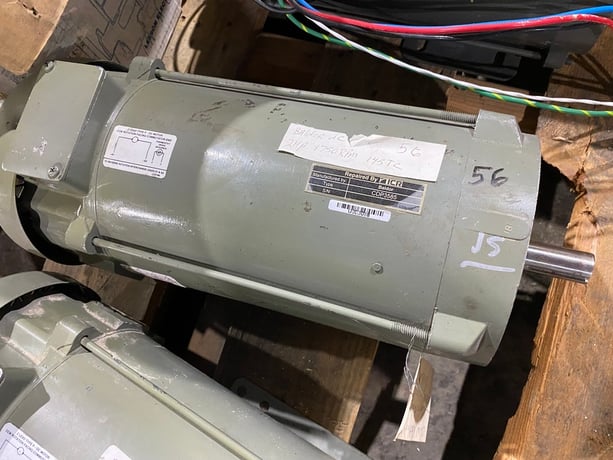 2 HP 1750 RPM Baldor, Frame 145TC 180 Volts - Image 1